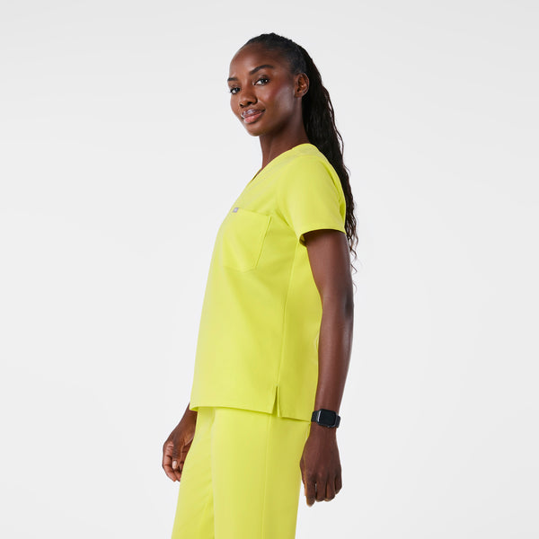 women's Serving Lime Catarina - One-Pocket Scrub Top™