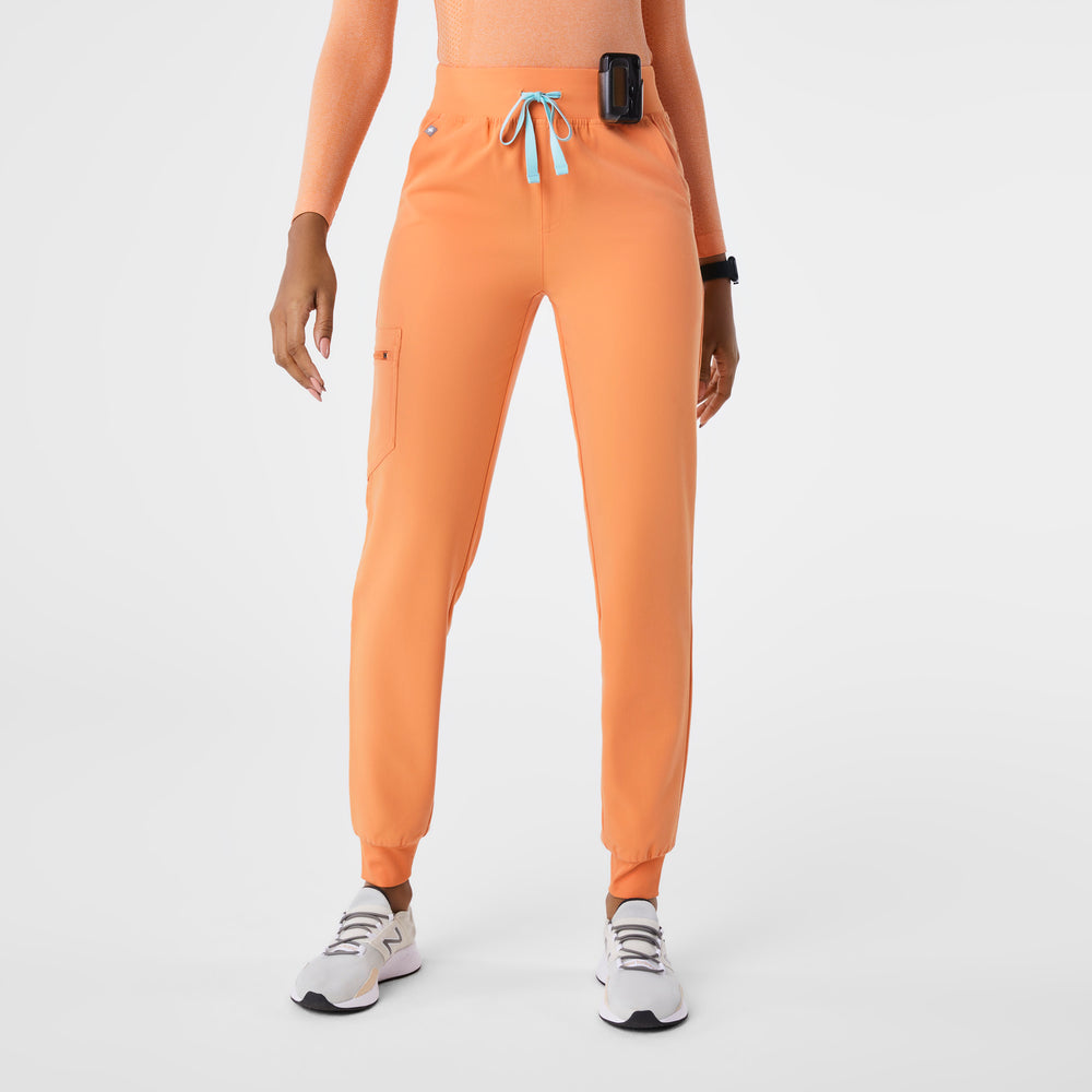 women's Shaka Orange High Waisted Zamora - Jogger Scrub Pant™