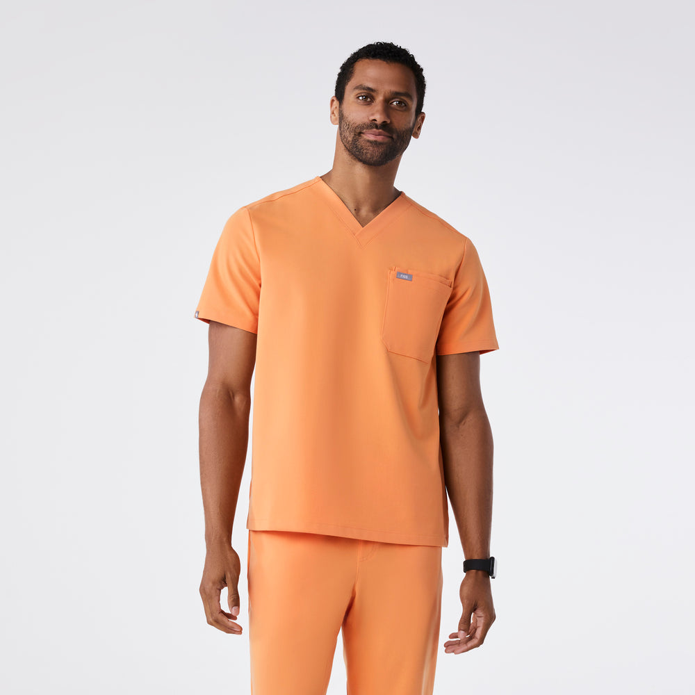 men's Shaka Orange Leon - Three-Pocket Scrub Top™