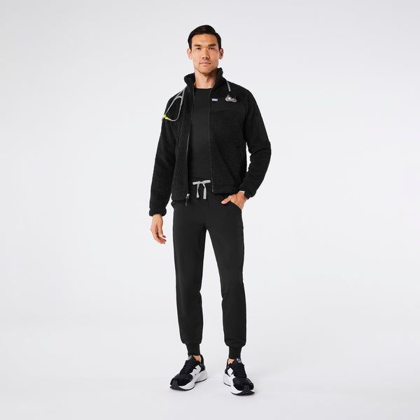 men's Black On Shift High Pile - Fleece Jacket™