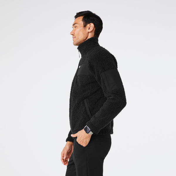 men's Black On Shift High Pile - Fleece Jacket™