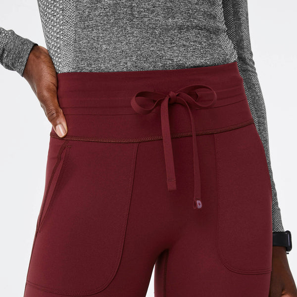 women's Burgundy High Waisted Seville - ScrubLegging™