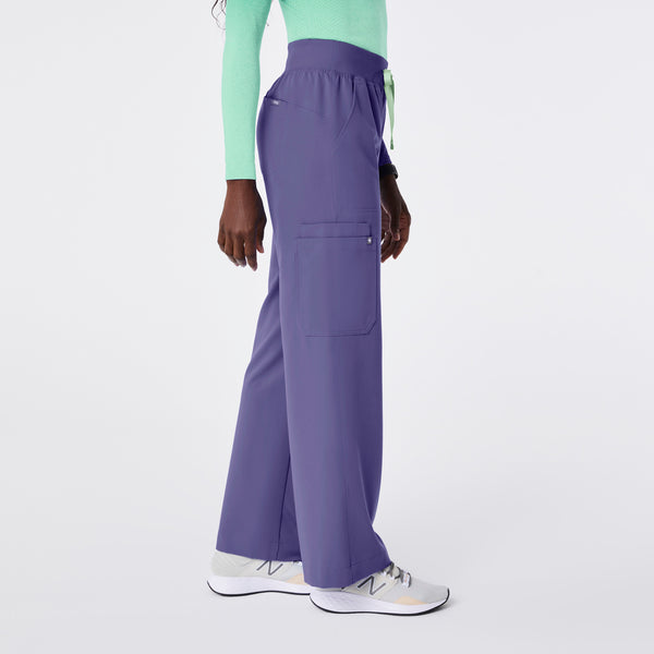 women's Wayfarer  High Waisted Isabel Wide Leg - Scrub Pant