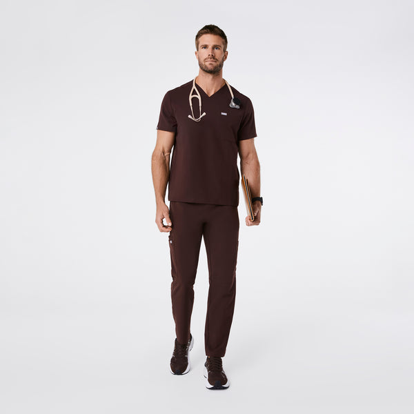 men's Espresso Chisec - Three-Pocket Scrub Top™