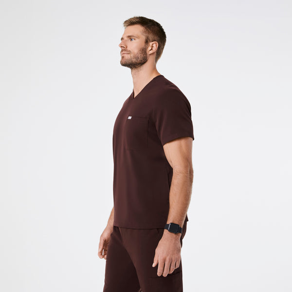 men's Espresso Chisec - Three-Pocket Scrub Top™