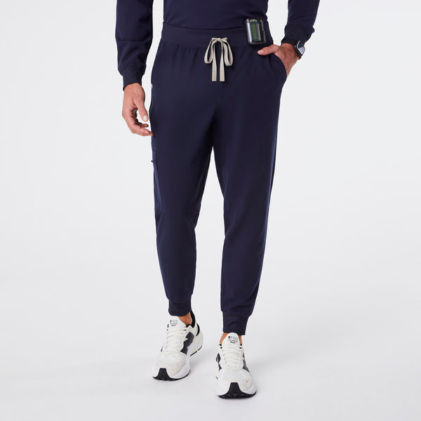 men's Navy Brey Short Jogger - Scrub Pant