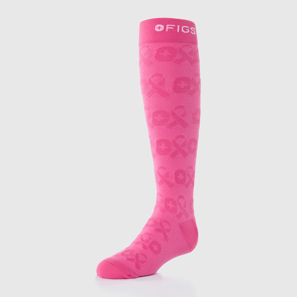 women's F'ing Pink BCA Ribbon - Compression Socks