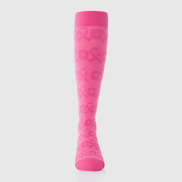 women's F'ing Pink BCA Ribbon - Compression Socks
