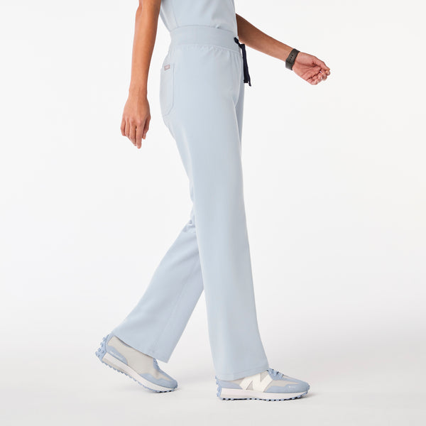 women's Dusty Blue High Waisted Livingston - Tall Basic Scrub Pant™