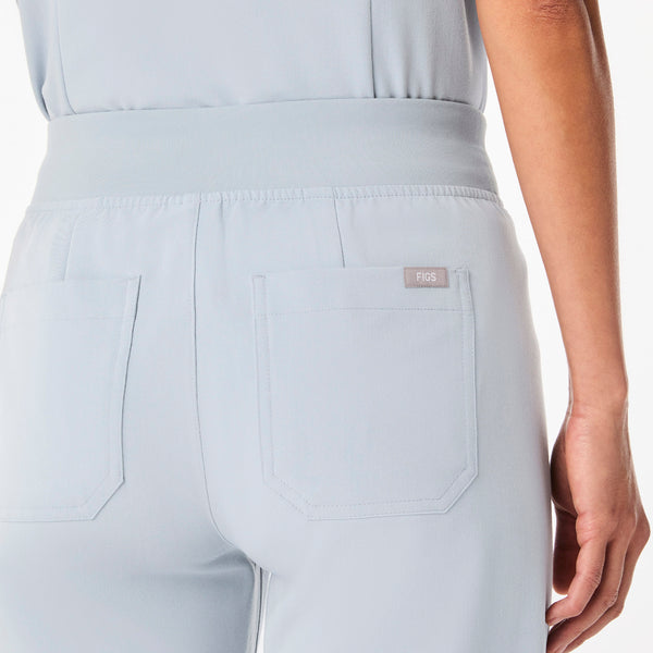 women's Dusty Blue High Waisted Livingston - Tall Basic Scrub Pant™