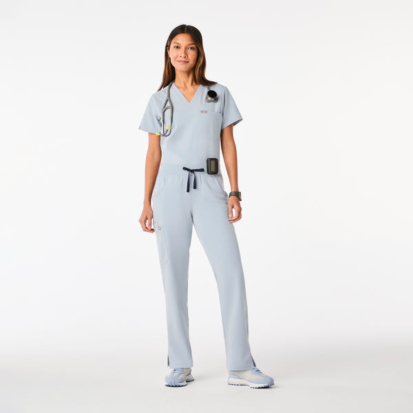 women's Dusty Blue Kade - Tall Cargo Scrub Pant™
