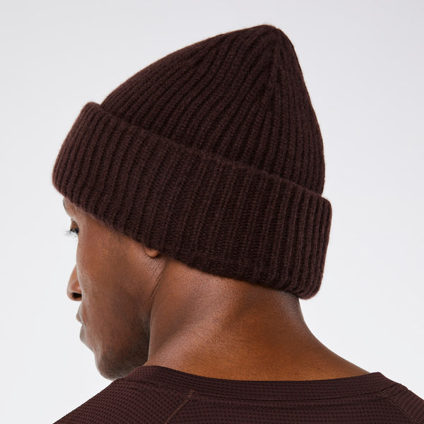 Espresso FIGS Logo Beanie