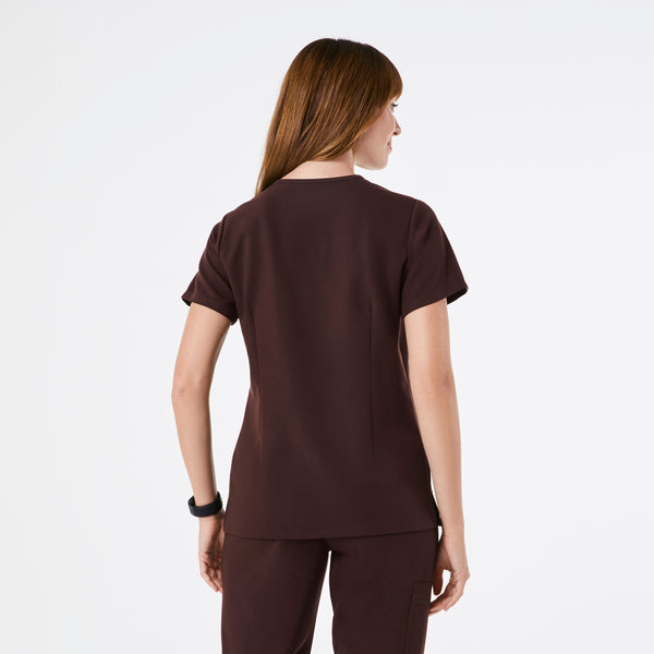 women's Espresso Catarina - One-Pocket Scrub Top™