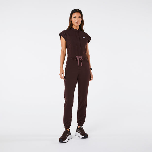 women's Espresso Rafaela - Cargo ScrubJumpsuit™