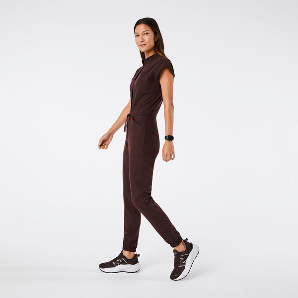 women's Espresso Rafaela - Cargo ScrubJumpsuit™