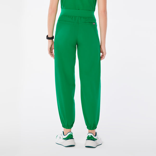 women's Evergreen High Waisted Rio Balloon Petite Scrub Pants