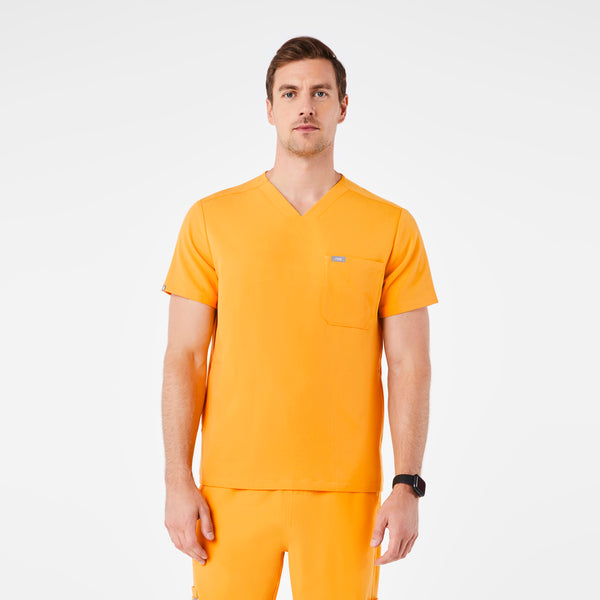 men's Emergency Yellow Chisec - Three-Pocket Scrub Top™