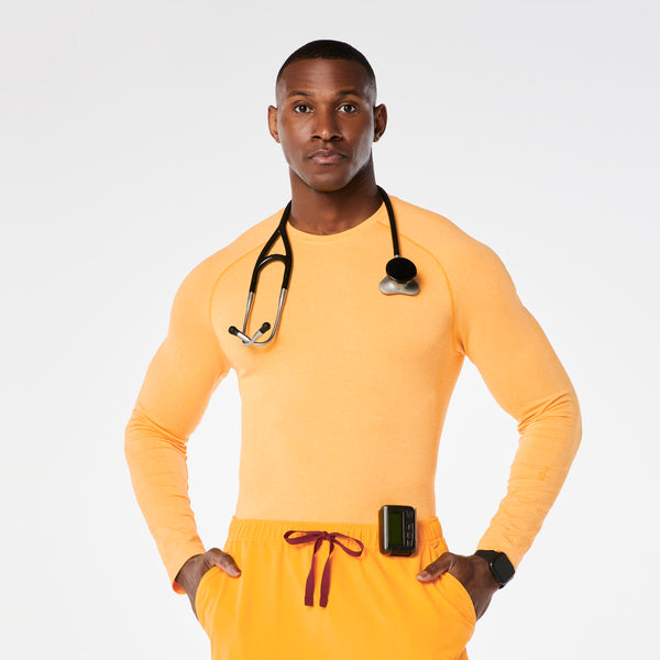 men's Emergency Yellow Makato Seamless - Longsleeve Underscrub