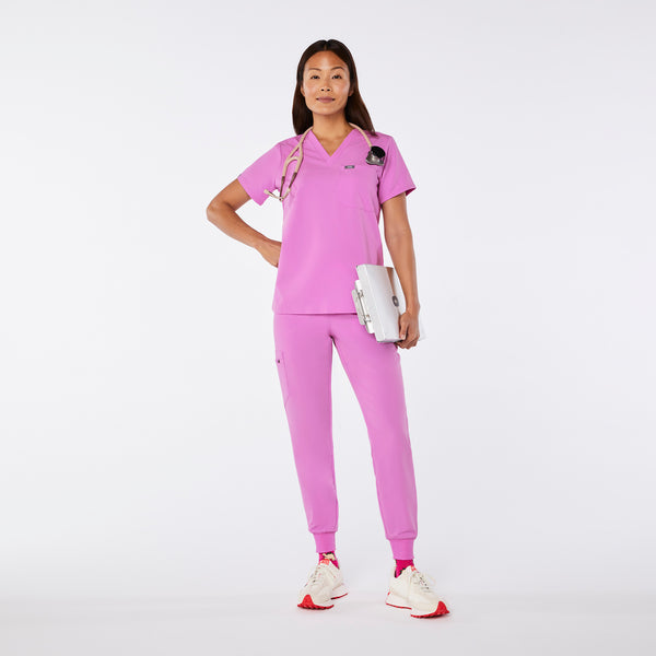 women's Pink Cloud Catarina - One-Pocket Scrub Top™