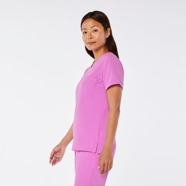 women's Pink Cloud Catarina - One-Pocket Scrub Top™