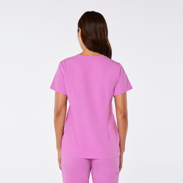 women's Pink Cloud Catarina - One-Pocket Scrub Top™