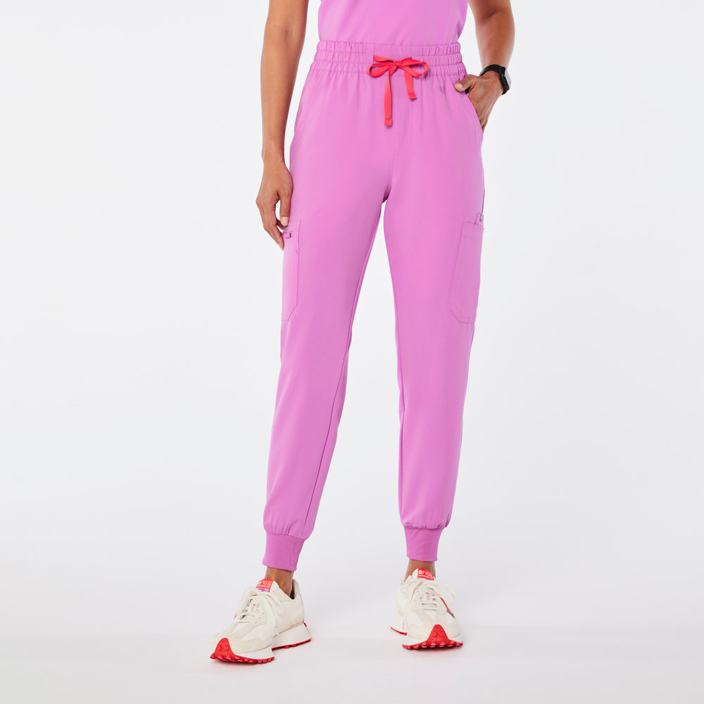 women's Pink Cloud High Waisted Uman Relaxed - Jogger Scrub Pant