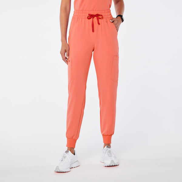 women's Sunset Drift High Waisted Uman Relaxed - Petite Jogger Scrub Pant