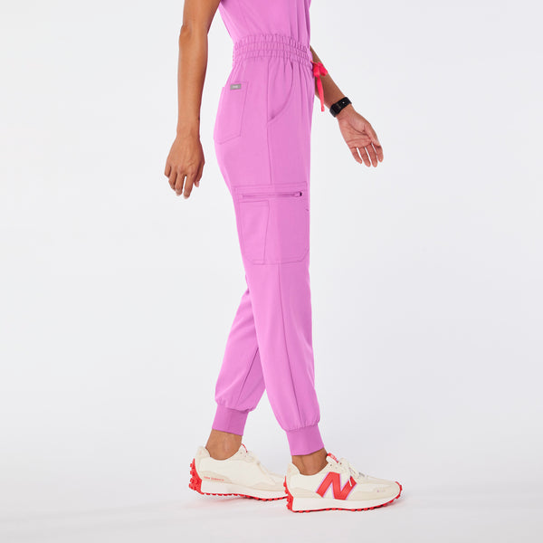 women's Pink Cloud High Waisted Uman Relaxed - Jogger Scrub Pant