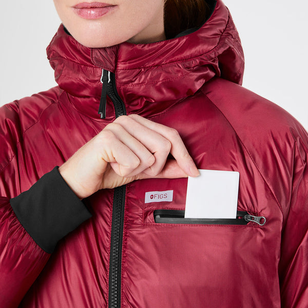 women's Paramedic Red On-Shift Reversible Puffer Jacket™