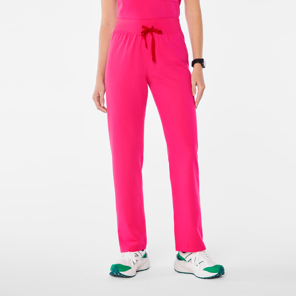 women's Shocking Pink High Waisted Livingston Basic Scrub Pant™