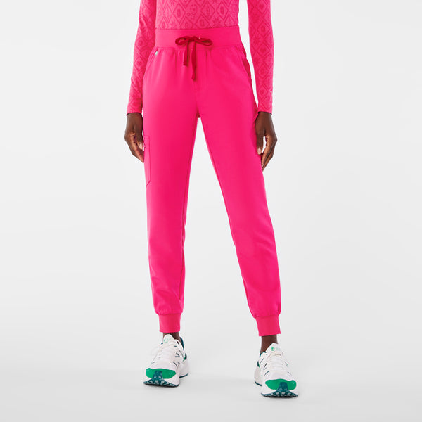 women's Shocking Pink High Waisted Zamora Jogger Scrub Pant™