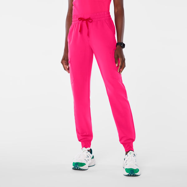 women's Shocking Pink Uman Relaxed Jogger Scrub Pant