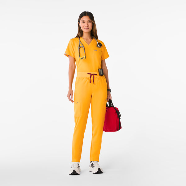 women's Emergency Yellow High Waisted Yola Petite Skinny Scrub Pant™