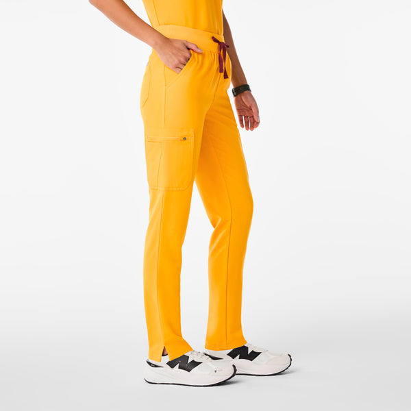 women's Emergency Yellow High Waisted Yola Petite Skinny Scrub Pant™