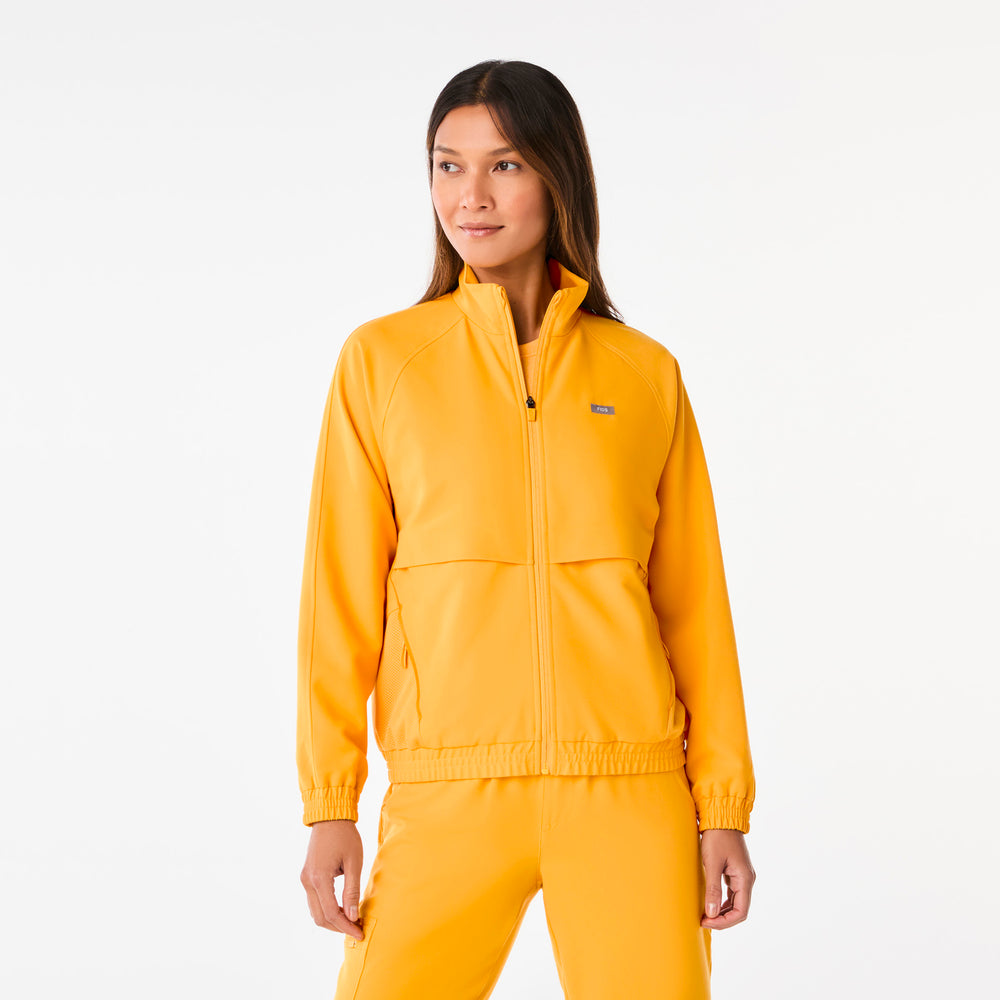 women's Emergency Yellow Sydney Scrub Jacket