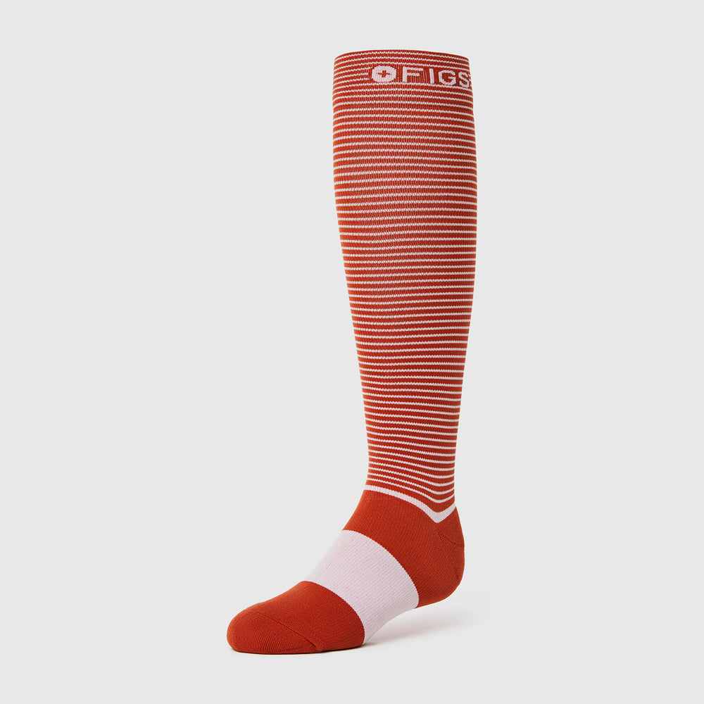 Women's Auburn Double Stripe - Compression Socks
