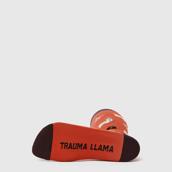 men's Auburn Trauma Llama - Compression Socks