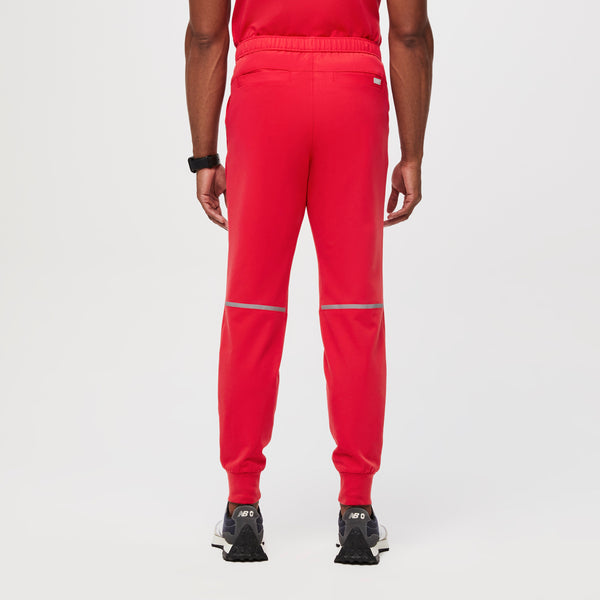 men's Neon Red Hi-Vis Tansen™ - Short Jogger Scrub Pants (3XL - 6XL)