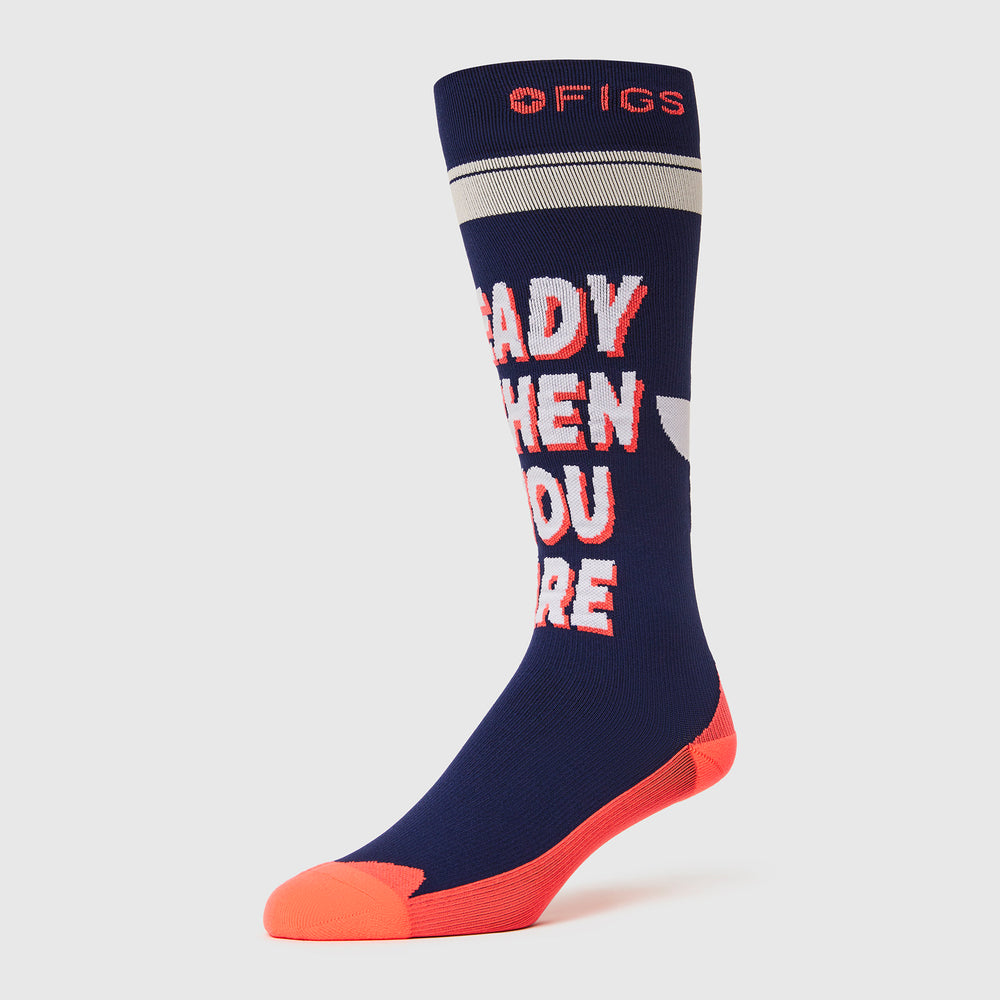 men's Navy Extreme Compression Socks