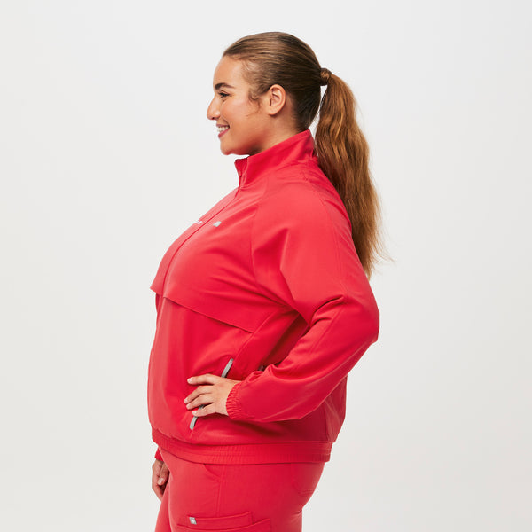Women's Neon Red Sydney - Scrub Jacket