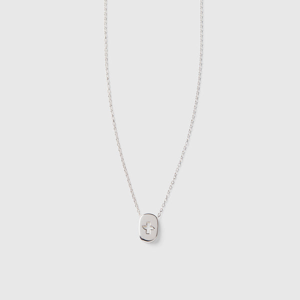 FIGS | V Coterie Silver FIGS Logo - Necklace