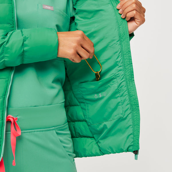 women's Surgical Green On-Shift™ Packable - Puffer Jacket