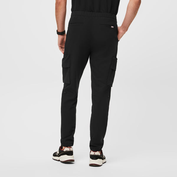 men's Black 23-Pocket - Jogger Scrub Pants
