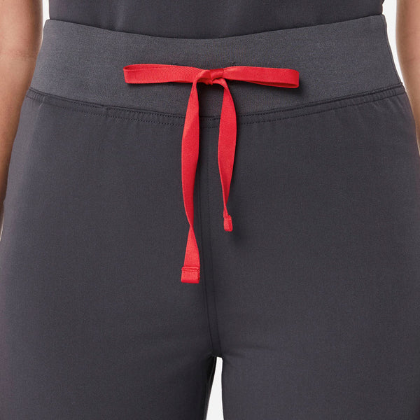 women's Charcoal High Waisted Livingston™ - Basic Scrub Pants (3XL - 6XL)