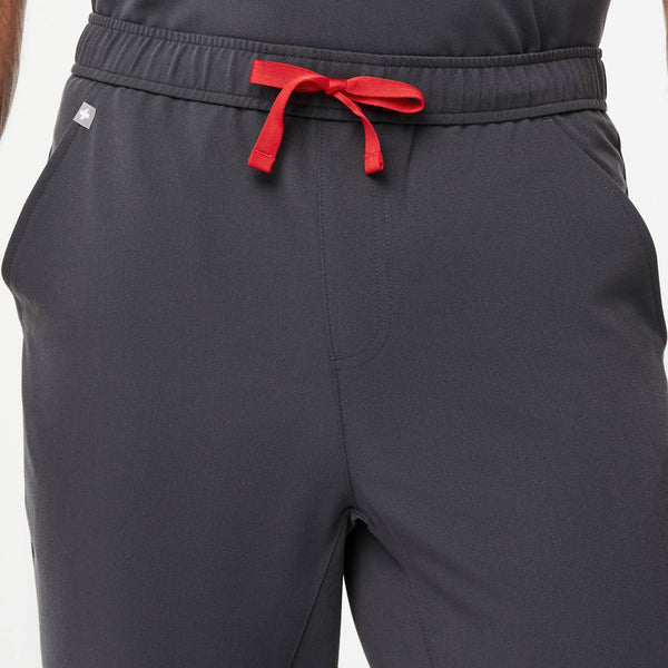 Men's Charcoal Tansen - Short Jogger Scrub Pants