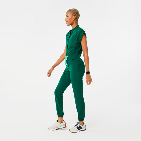 women's Hunter Green Rafaela - Cargo ScrubJumpsuit™