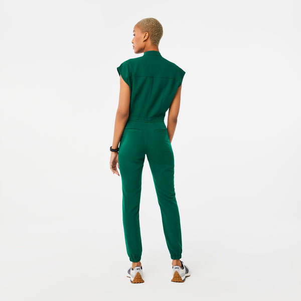 women's Hunter Green Rafaela - Cargo ScrubJumpsuit™