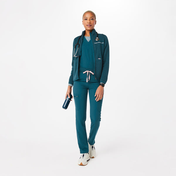 women's Caribbean Blue On-Shift™ - Sweater Knit Jacket
