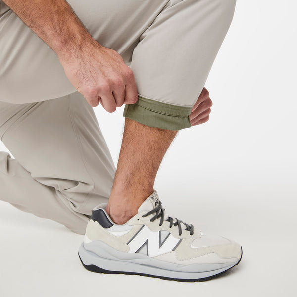 men's Desert Sage/Bone Reversible - Short Jogger Scrub Pants