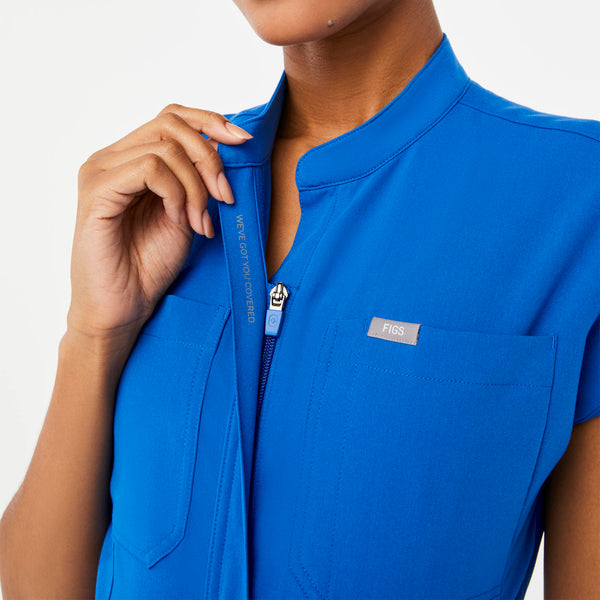 women's Royal Blue Rafaela - Cargo ScrubJumpsuit™